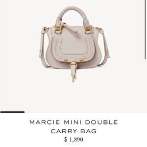Mini Marcie Double Carry Bag!